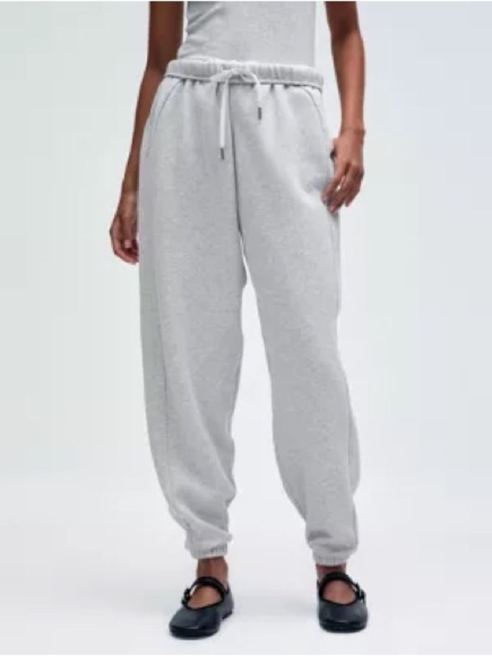 Lululemon Light Gray Drawstring Sweatpants